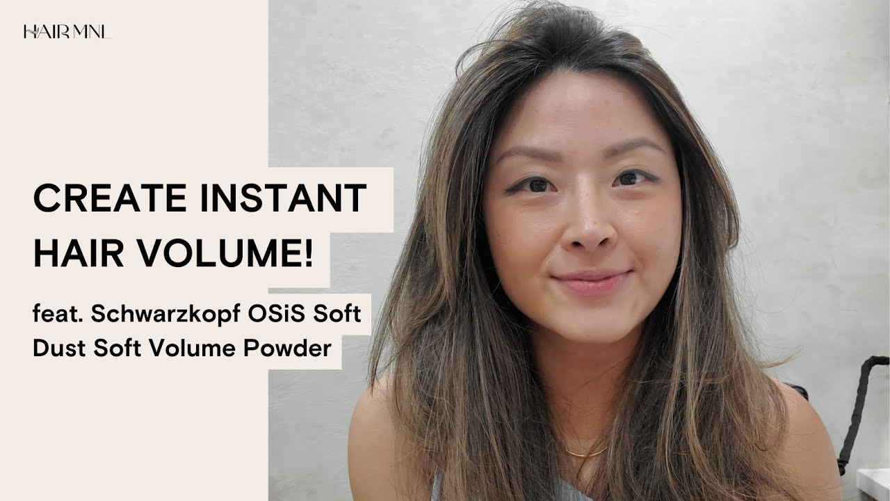 HOW TO TUTORIAL: Create Instant Volume with Schwarzkopf OSiS Soft Dust