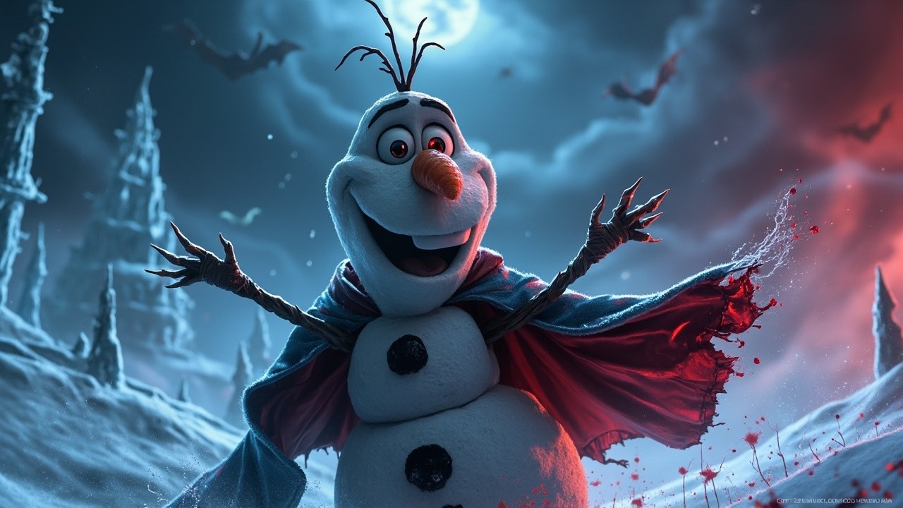 Olaf&rsquo;s Spooky Adventure 🦇 | Vampire Frozen Animation & Music