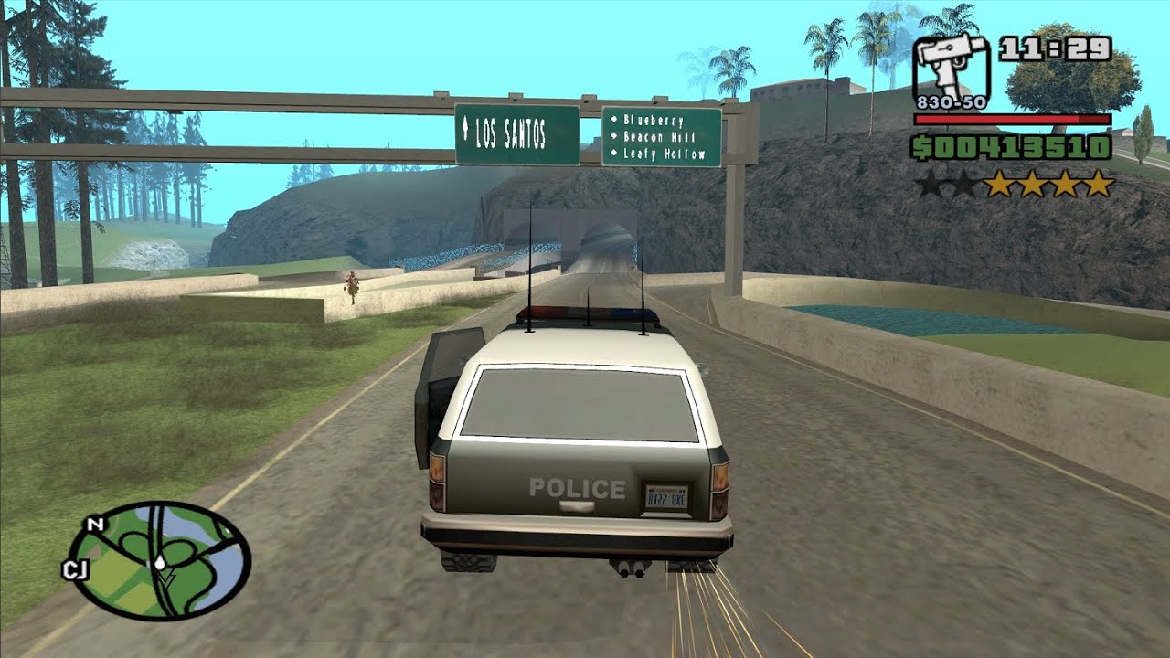 4 Star Wanted Level - Big Smoke's Cash [Monday and Friday] - Courier Mission 1 - GTA San Andreas