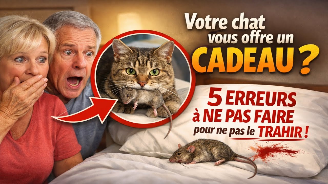 Votre chat vous offre un CADEAU ? 🙀 5 ERREURS à NE PAS FAIRE pour ne pas le TRAHIR !