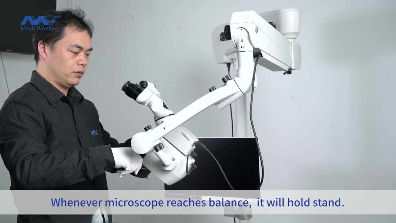 Manevrabilitatea microscopului SM 620 MEDIWORKS