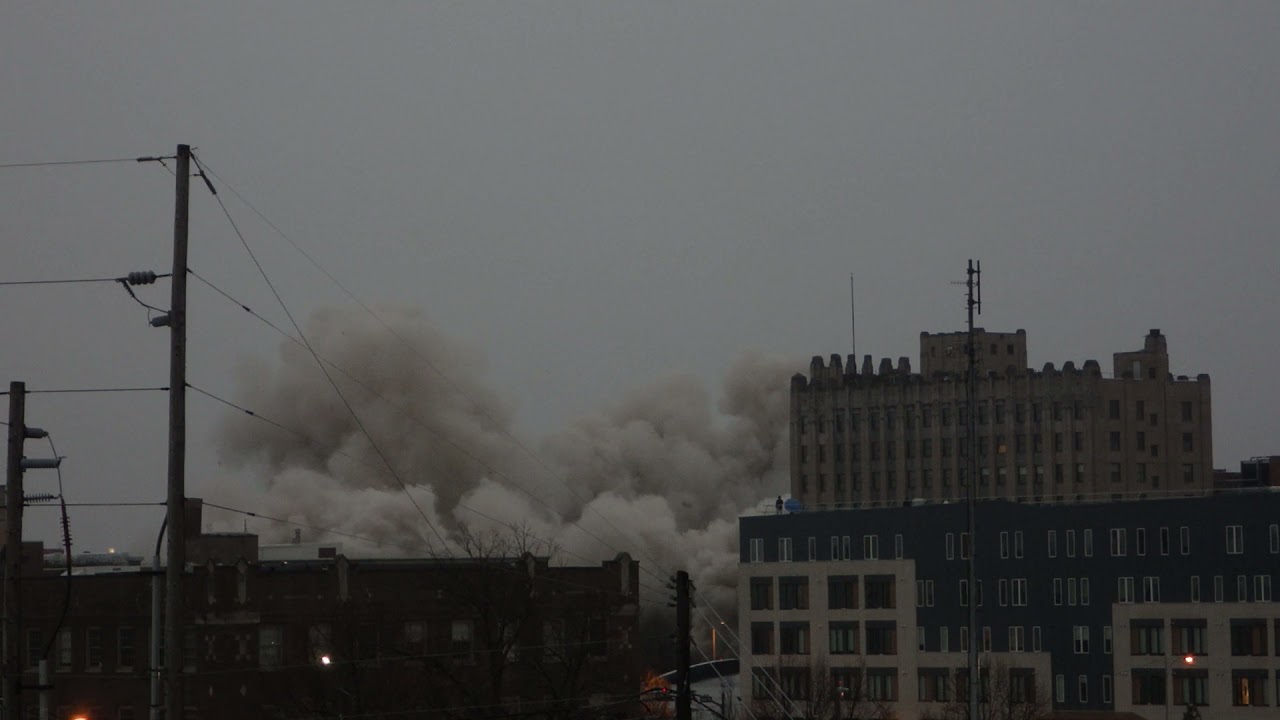 420 Main Implosion by the city of Evansville, IN