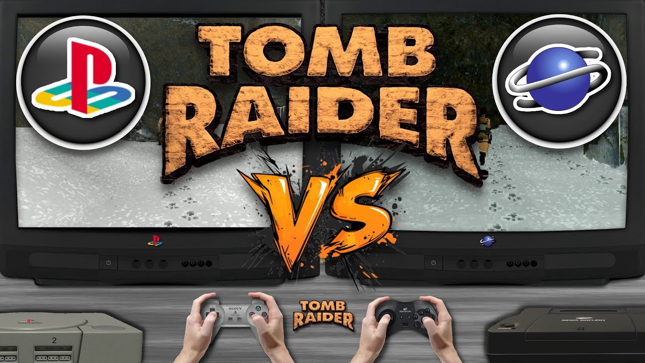Tomb Raider 🎮 Sony Playstation vs Sega Saturn | Side-by-Side Comparison