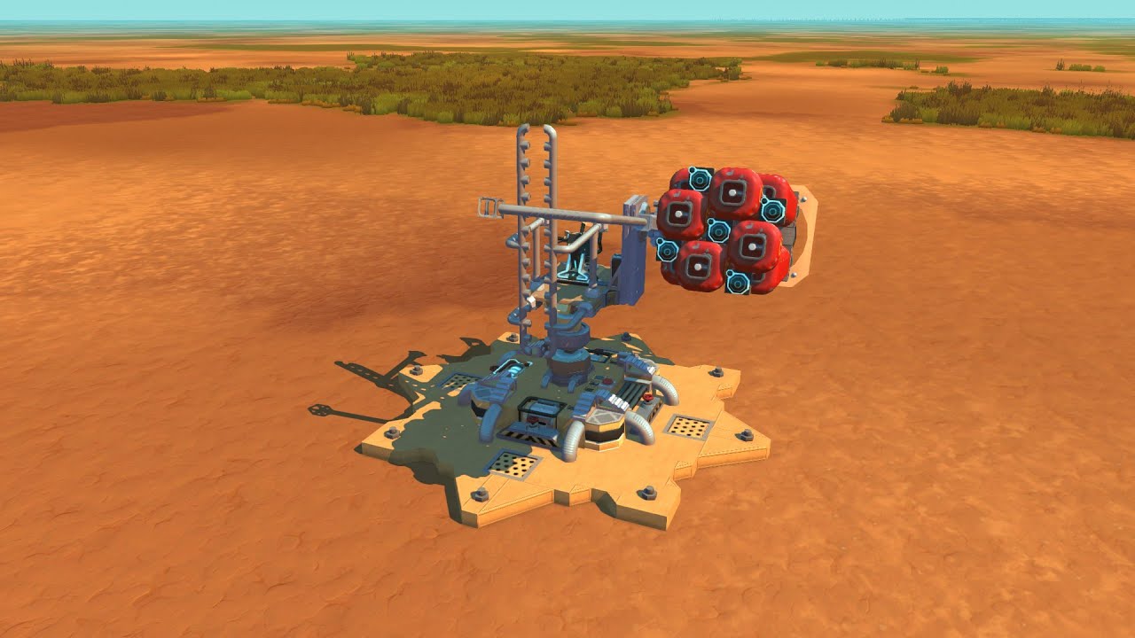 Scrap Mechanic - Upgraded stabilized rocket launcher