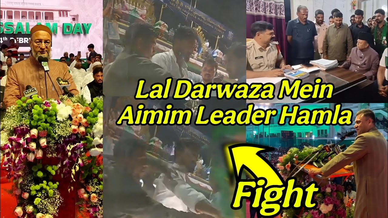Hyderabad Lal Darwaza Mein AIMIM Workers Par Hamla – Shehar Mein Zabardast Tanav 