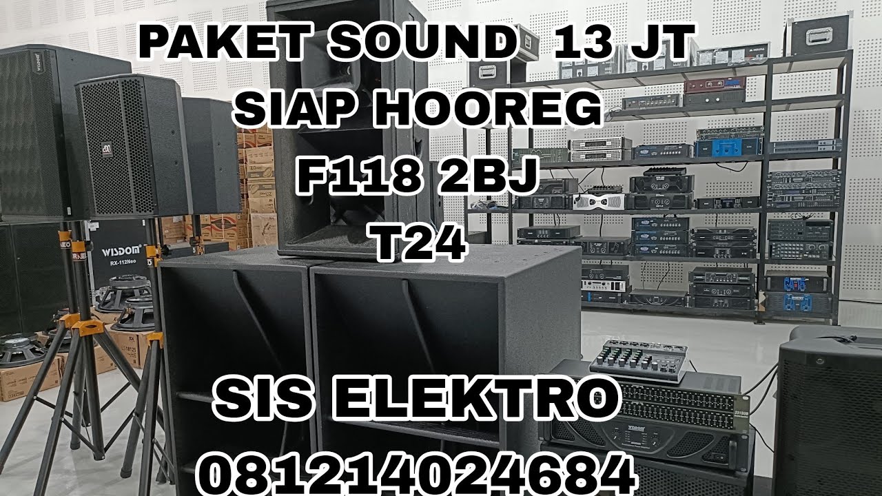 paket sound 13 JT F118X2 T24 Tekstur resin Full Set