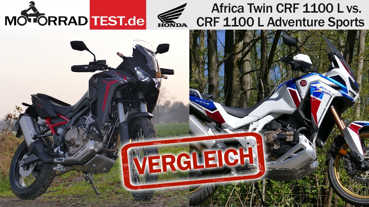 Honda CRF 1100 L vs. CRF 1100 L Adventure Sports | Vergleich der beide 1100er Africa Twins von Honda