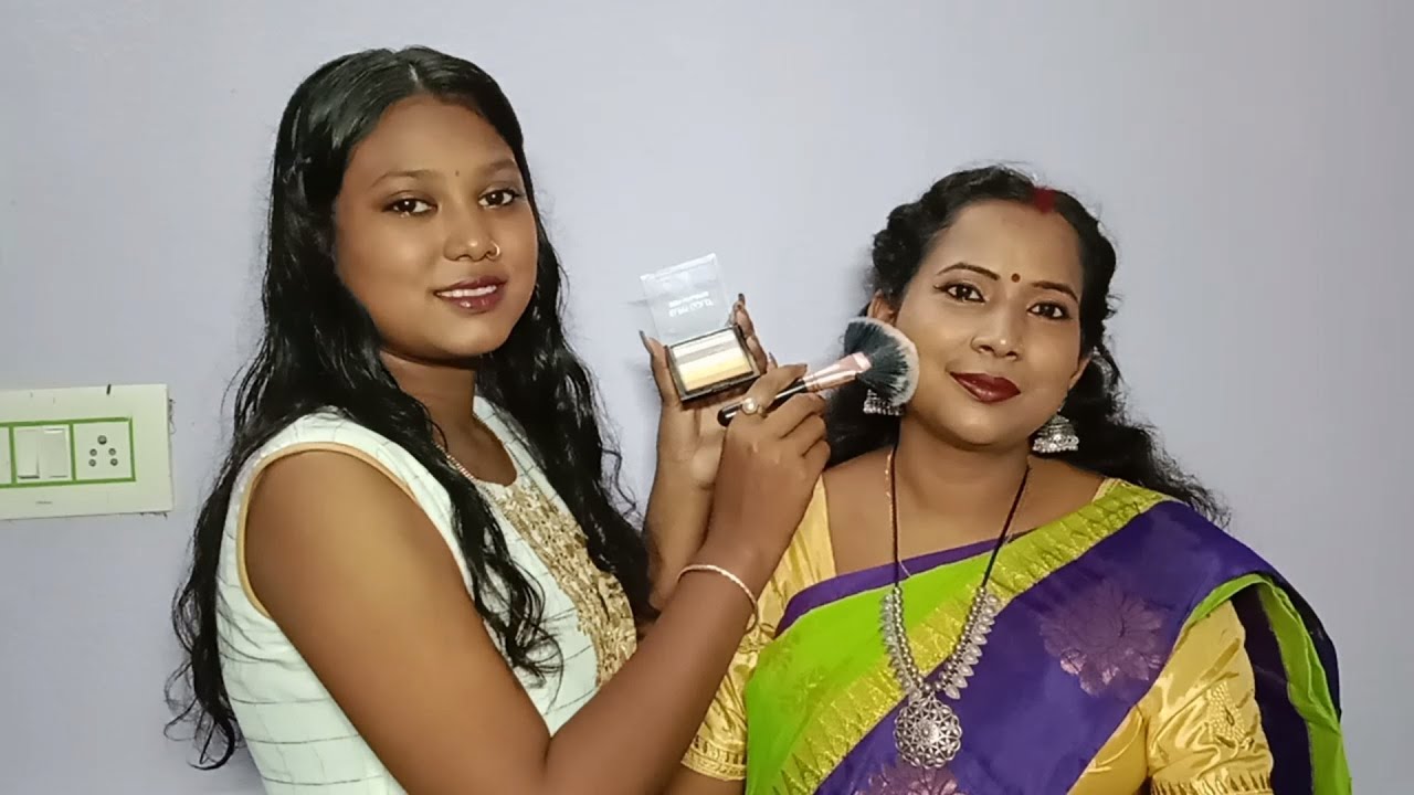 ASMR My Daughter Does My Makeup And Hairstyle