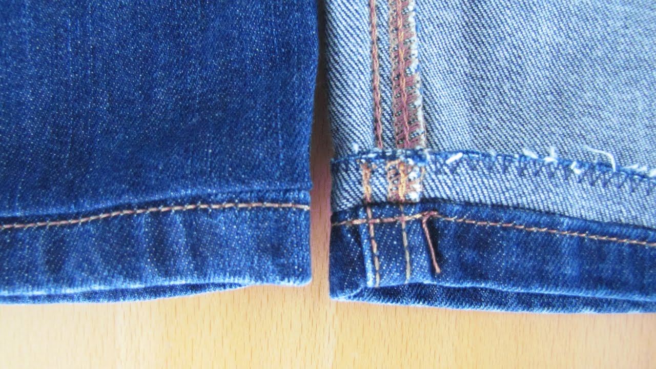 Jeans kürzen und den Original-Saum erhalten