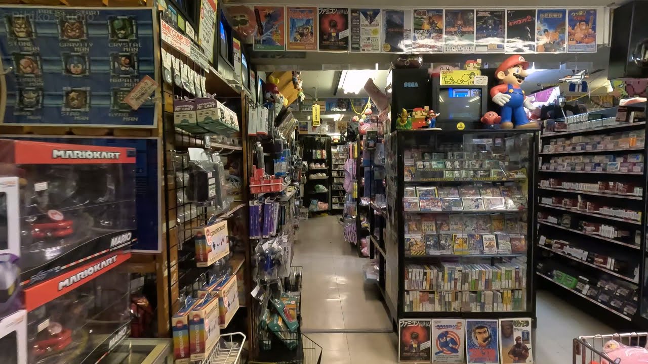 🕹️4K Typhoon Day in SUPER POTATO Akihabara 2023 | 日本東京秋葉原二手電玩專賣店超級馬鈴薯 | VLOG