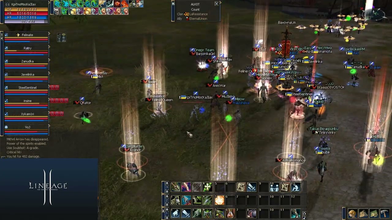 Lineage 2 Giran castle siege x3 Elmorelab 22 03 2025