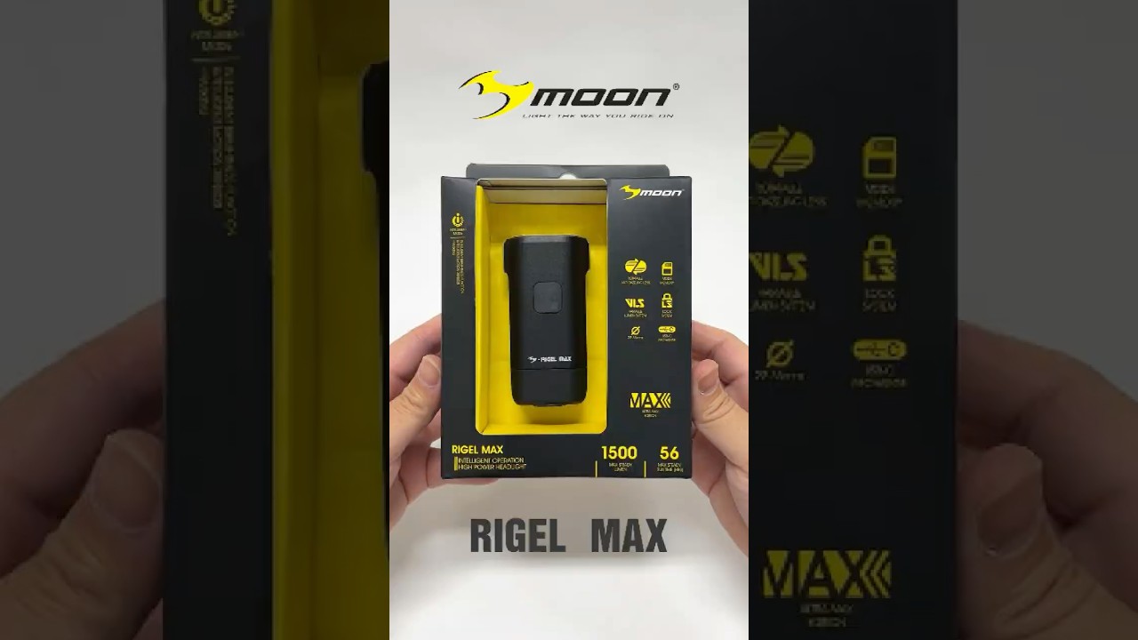 Illuminate Your Ride with the Moon Rigel Max: 1500 Lumen Front Bike Light