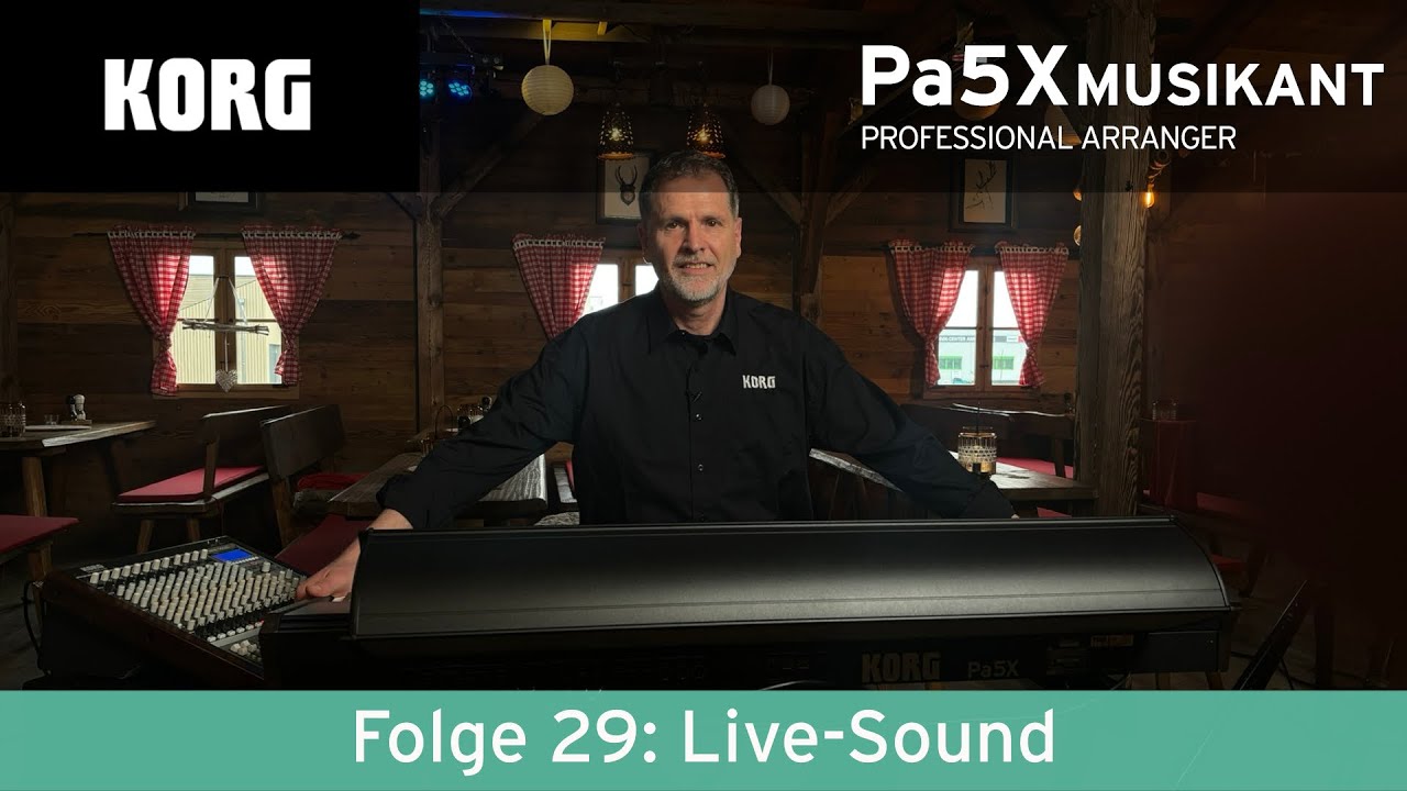 KORG Pa5X MUSIKANT mit Manni Pichler - Live-Sound & Einzelausgänge