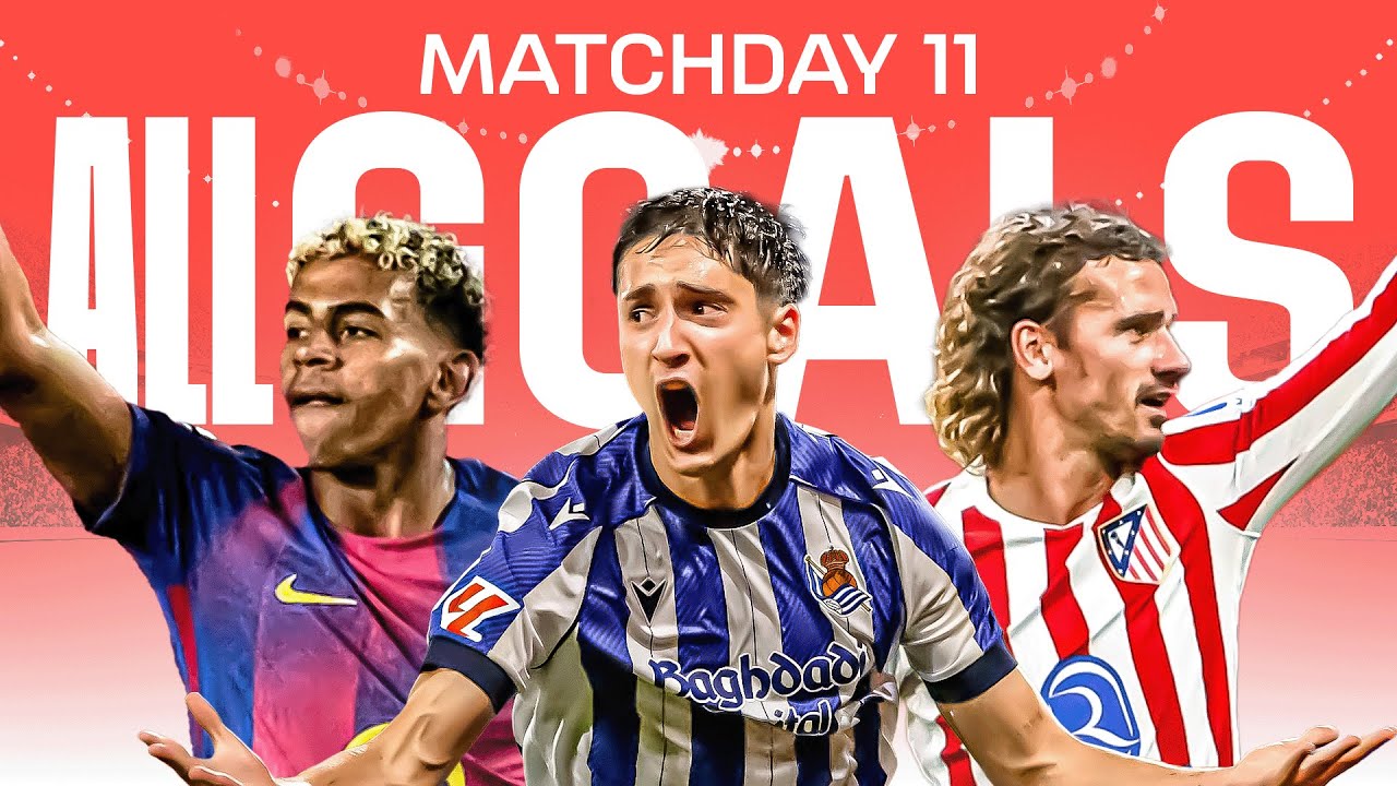 TODOS LOS GOLES de la JORNADA 11 LALIGA EA SPORTS 2025/26