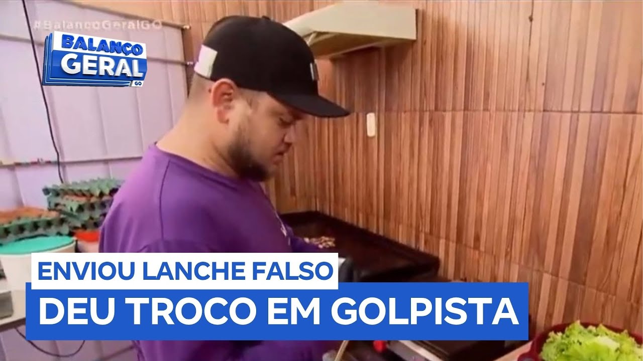 Dono de lanchonete d&aacute; troco em golpista que pagou pedido com Pix falso