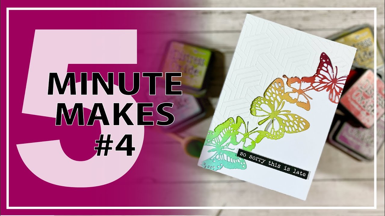 5 Minute Makes #4 - Quick and Easy DIY Cards