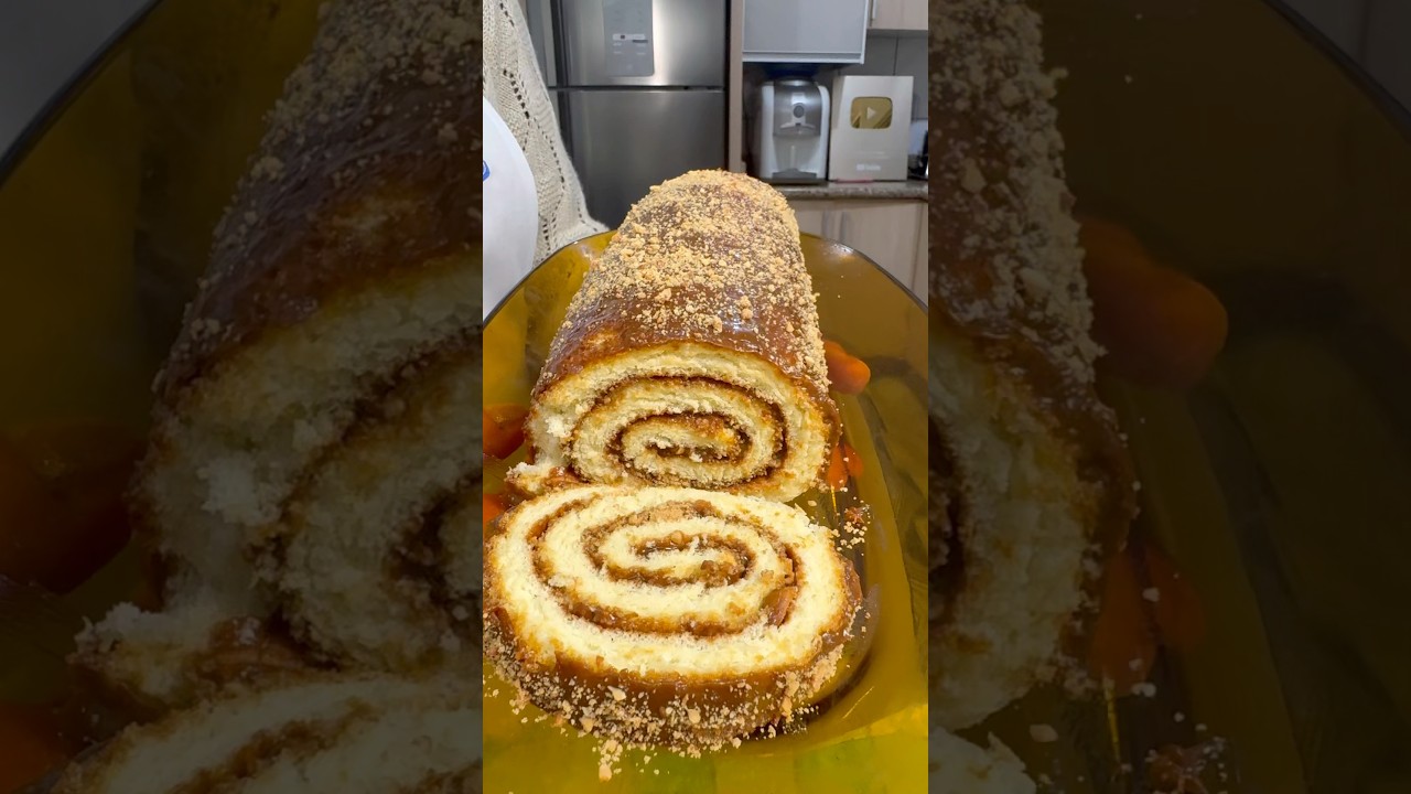 Rocambole doce de leite #receitas