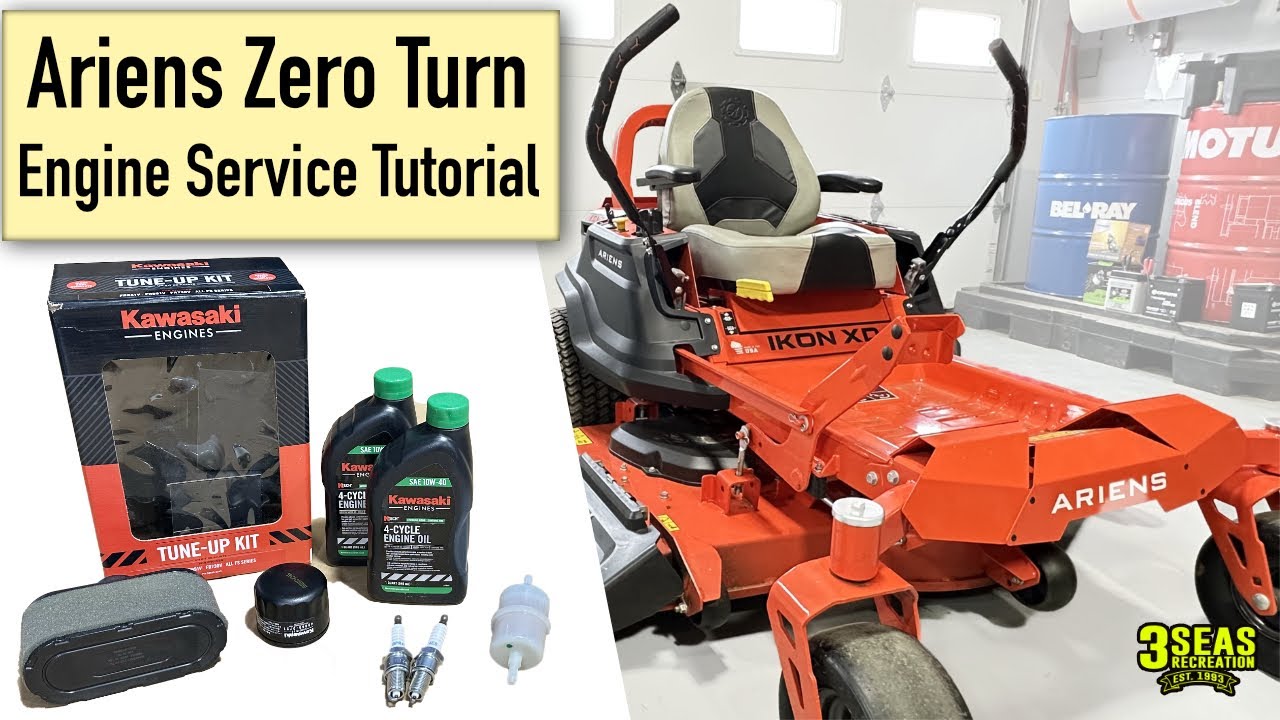 Ariens Zero Turn Mower Full Service Tutorial (Kawasaki FR691V) – DIY Oil Change, Filters & Tune-Up!