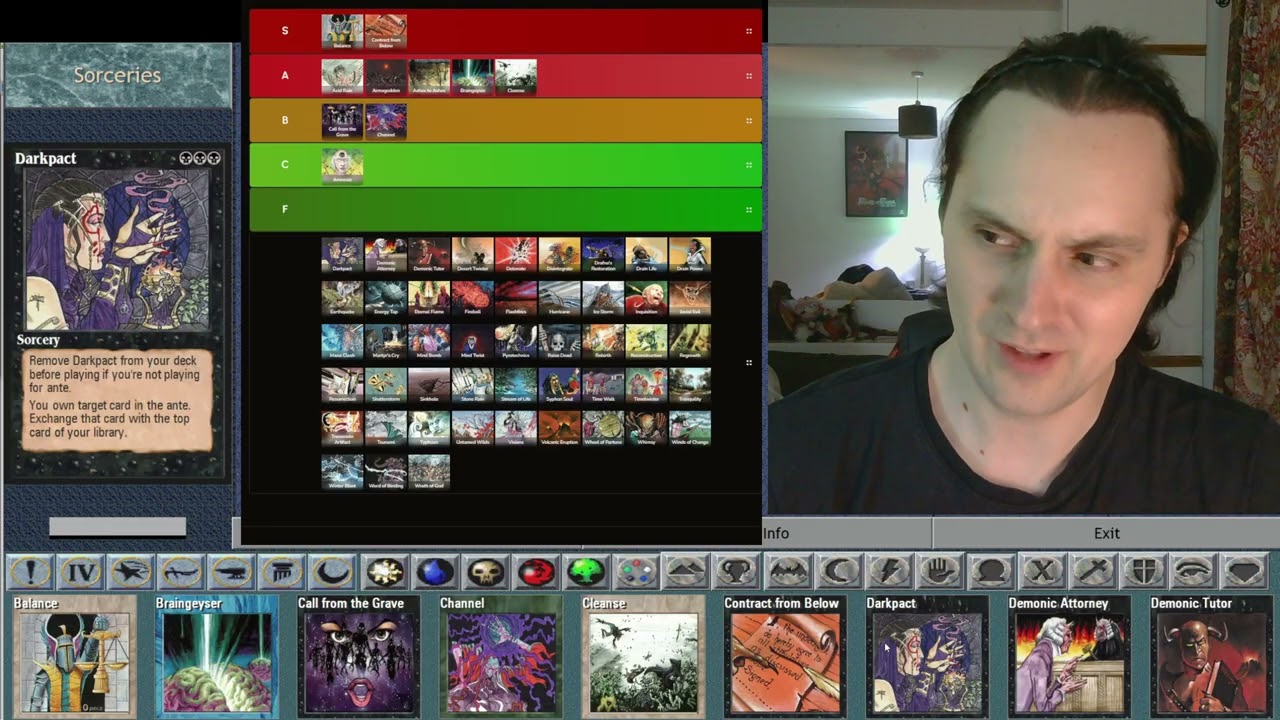 Magic: The Gathering - Shandalar - All Sorcery Cards RANKED