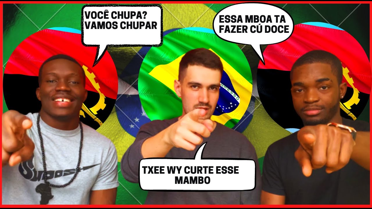 Brasileiro Tenta Entender Gírias De Angola [ Angola e Brasil ] #girias #calão #angolaebrasil