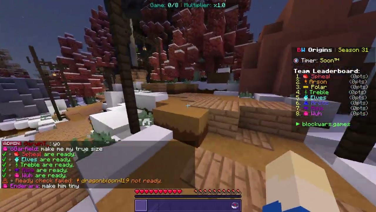[VOD] Block Wars Origins 31 Team Treble (w/ C10WD, NitroTiger, Rizendor, Maocat)