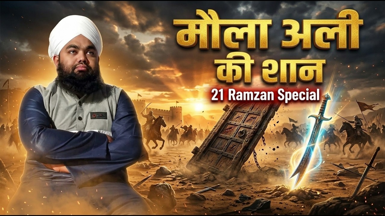 मौला अली की शान सुनकर रोंगटे खड़े हो जाएंगे 😭 | Shaan e Maula Ali | Sayyed Aminul Qadri