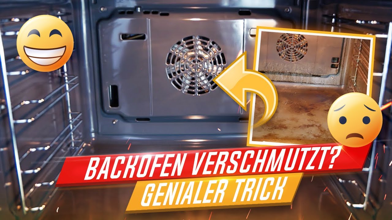 Backofen reinigen mit Backpulver Zitrone und Essig, kein Selbstreinigungssystem? Die Anleitung!