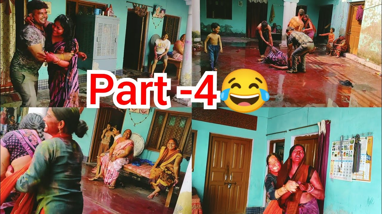 Holi 2022 part -4Devar bhabhi ki holi to dekh li ab dekho nanad bhabhi ki holi🥵🤣