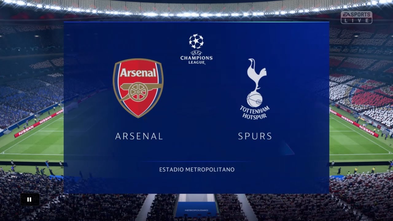 FIFA 19 | SPURS VS ARSENAL GAMEPLAY WALKTHROUGH CHAMPIONS LEAGUE FINAL CUP 1080/60HZ PS4