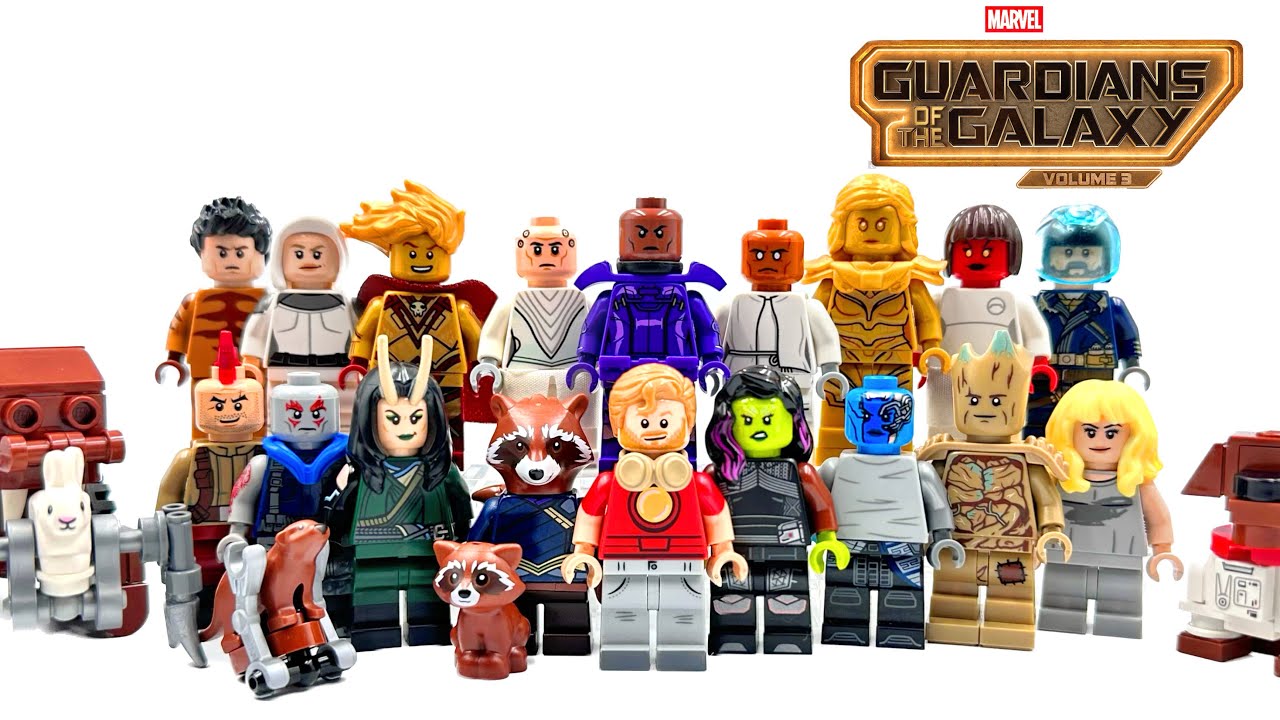 LEGO Guardians Of The Galaxy Vol.3 How To Build / Upgrade All Main Characters