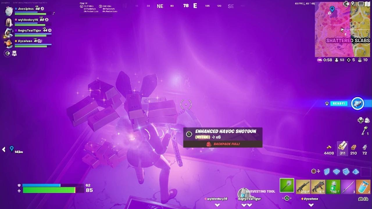 Fortnite squad win with the slipper gang
