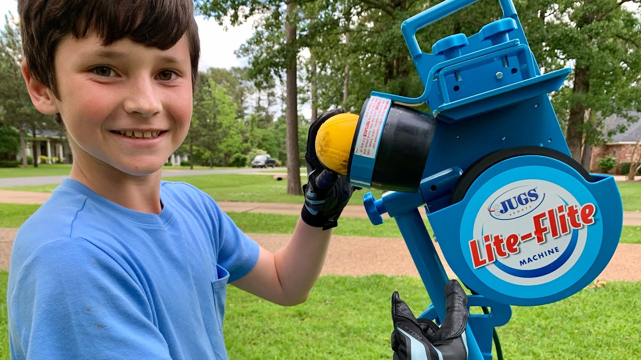 Jugs Lite-Flite Machine For Baseball & Softball | At Home Pitching Machine