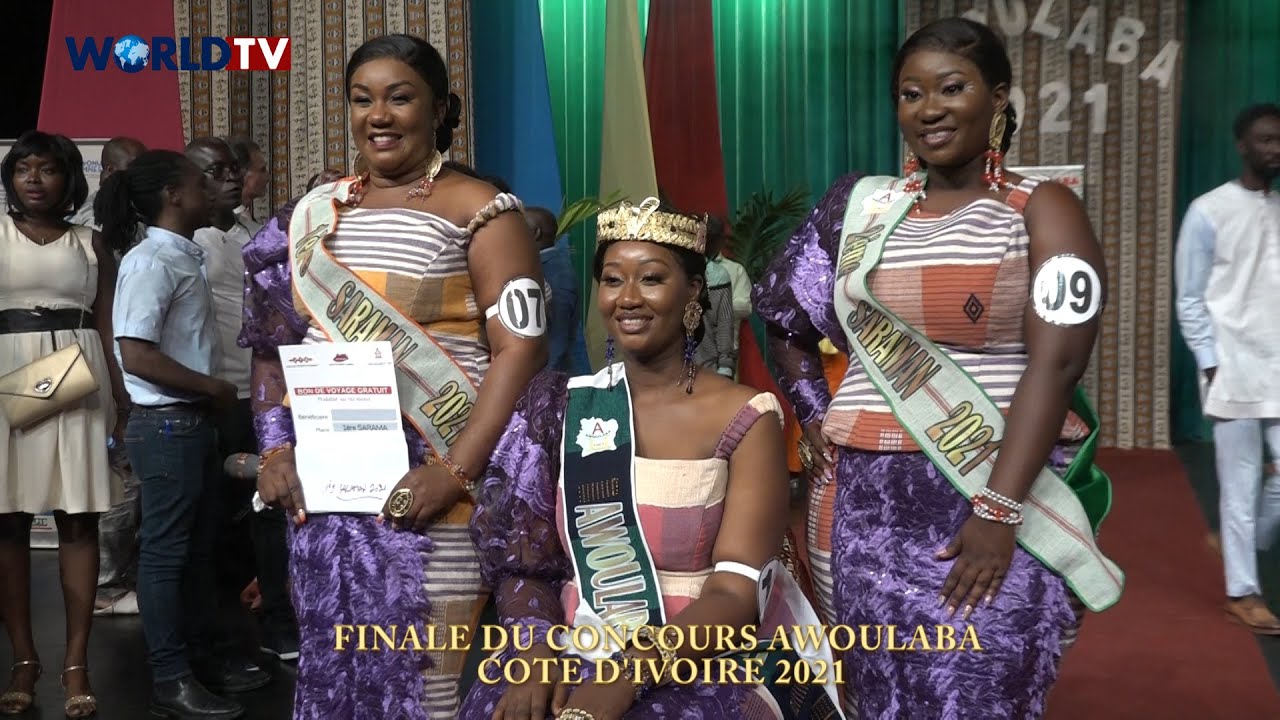 Côte d'Ivoire - Concours pour la valorisation des canons de beauté ivoirienne : Finale AWOULABA 2021