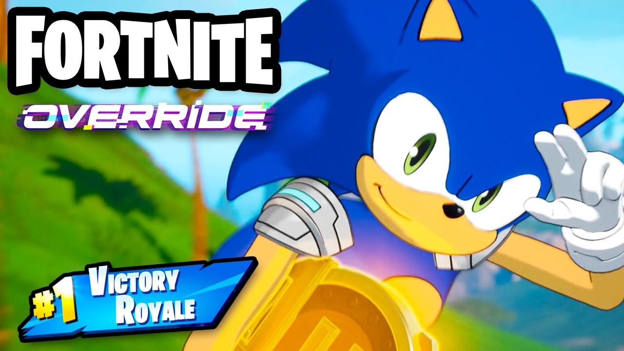 SONIC Comes to Fortnite! Override!