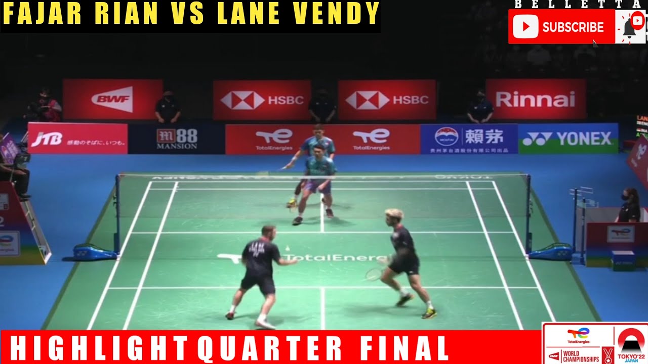 Indonesian Badminton Player Wins Double Badminton Match