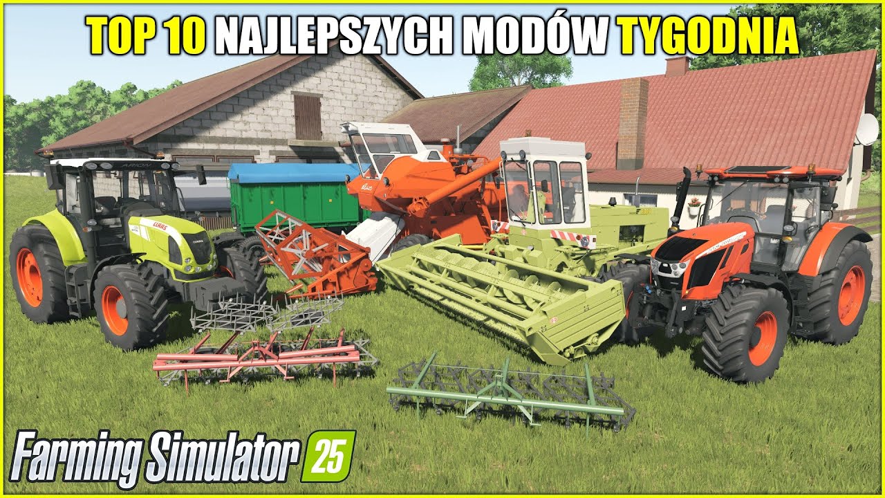 TOP 10 NAJLEPSZYCH POLSKICH MODÓW ⭐ FS 25  *Fortschritt E 303 Pack, Brony, Przyczepy z Mokrzyna*