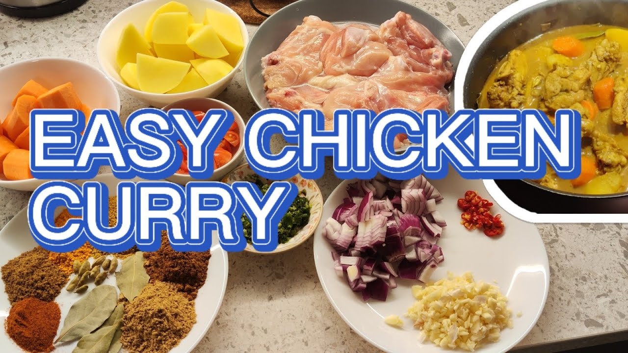 Easy Chicken Curry Recipe I No-Blender Homestyle Cooking