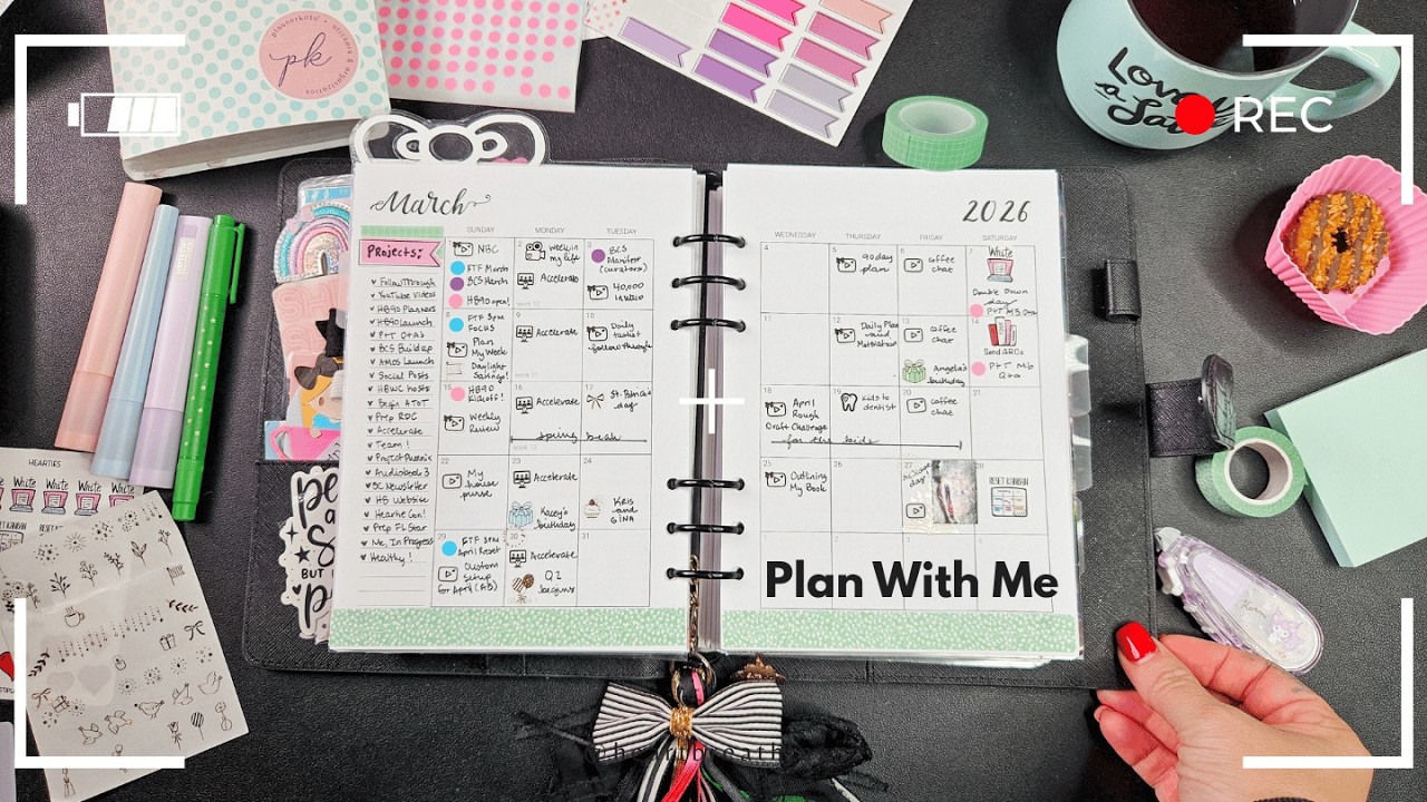 Plan With Me for March | Goals, Projects & Organization