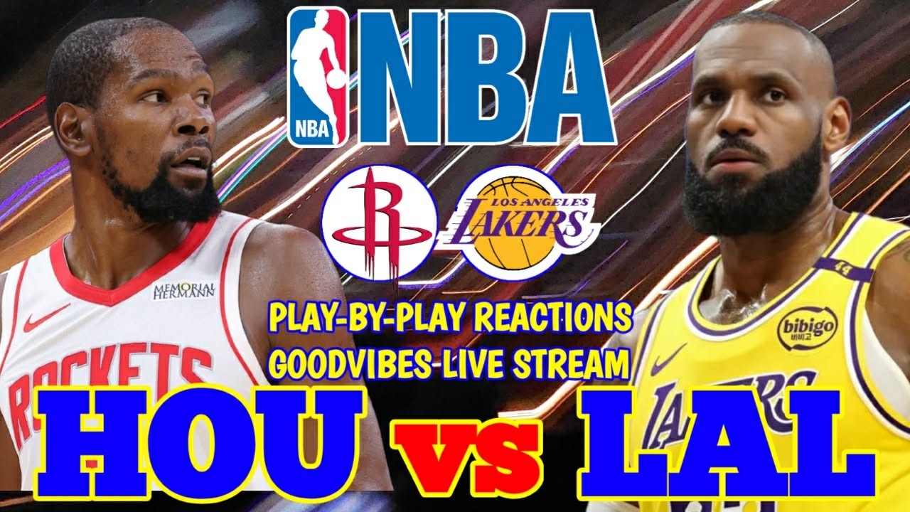 LA LAKERS at HOUSTON I NBA SEASON 2025-26 I PLAY-BY-PLAY REACTIONS