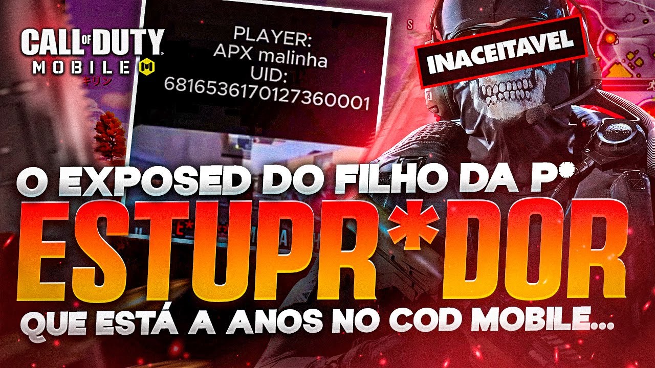 EXPOSED DO ESTUPR*DOR NO COD MOBILE🔥🔥🔥 CALL OF DUTY MOBILE