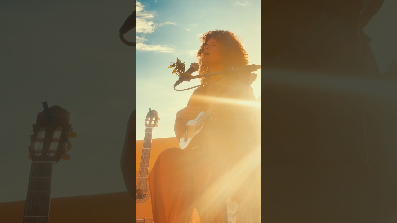 Music Ceremony to close the summer ⛱️ #singersongwriter #healingsongs #relaxingmusic