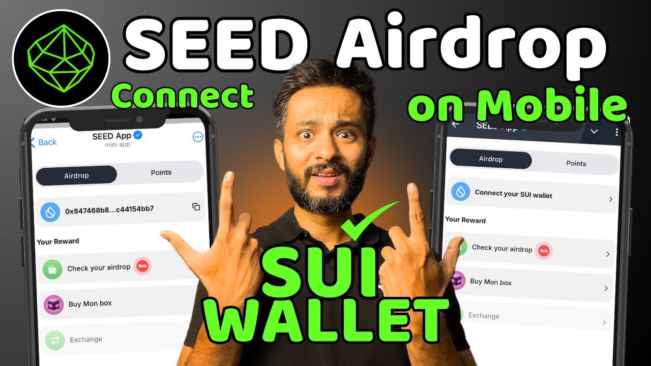 SEED Airdrop Sui Wallet Connect | Connect SEED SUI Wallet on Mobile | SEED Airdrop Claim on 1 April