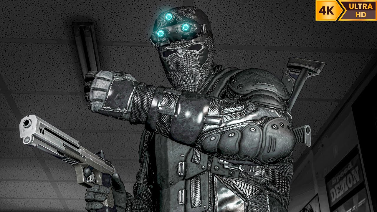 Splinter Cell Blacklist — скрытные убийства 5 [4K UHD 60 кадров в секунду] без интерфейса — реали...