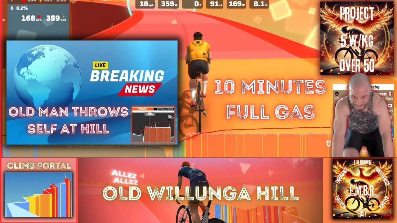 Project 5wkg Over Age 50 - Old Willunga Hill - Full Gas
