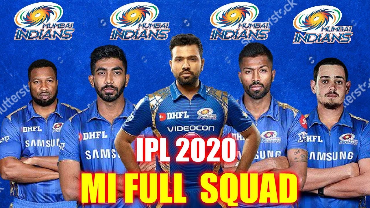 IPL 2020 Mumbai Indians Team Full Squad //IPL 2020 Mi Full Team //Rohit Sharma