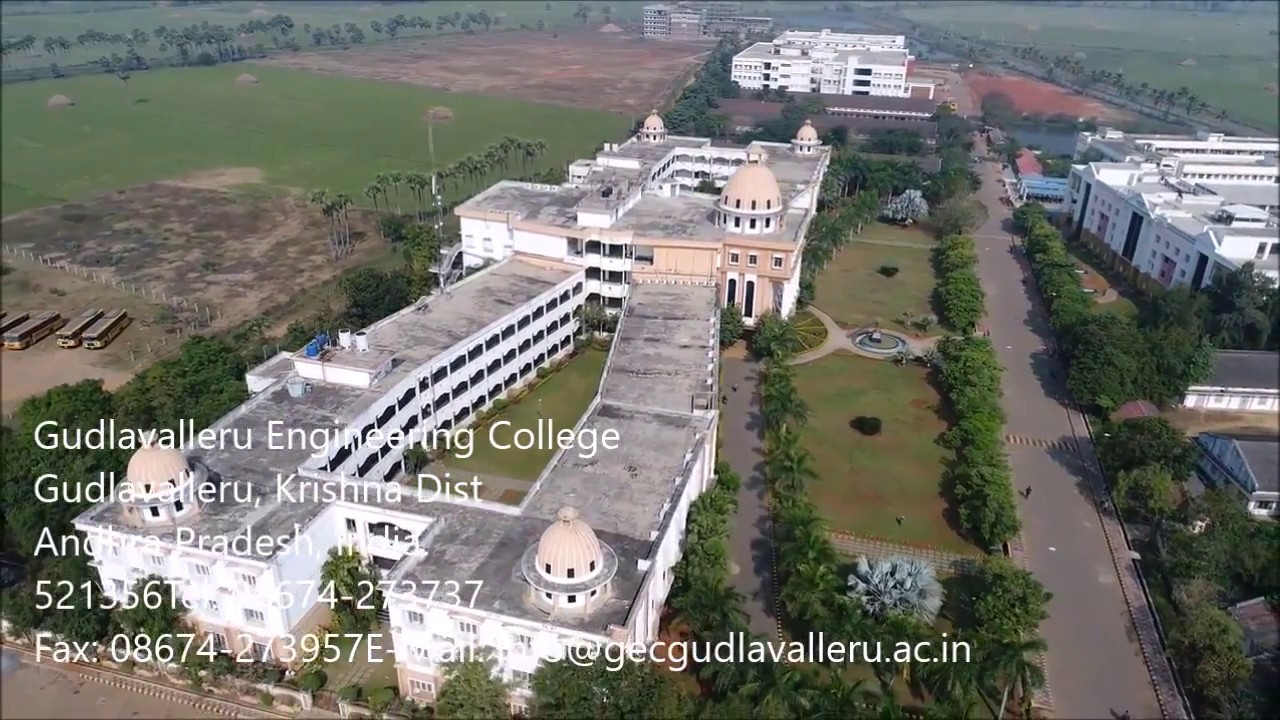 GEC (Gudlavalleru Engineering College)   Drone View