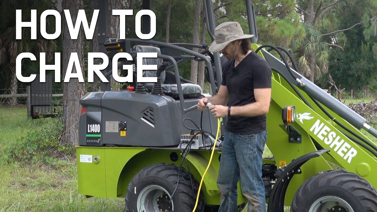 How to Charge your Electric Loader - Electric Heavy Equipment