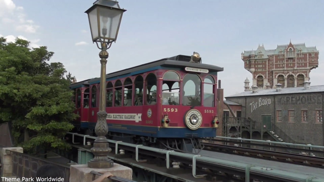 DisneySea Electric Railway On Ride POV - Tokyo DisneySea