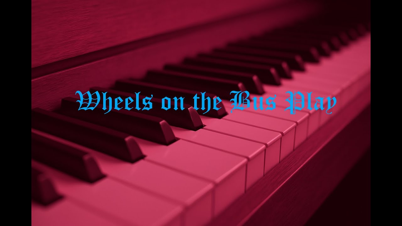 Wheels on the Bus | Soft Piano Play 😊🎹 | Velvet Vine Tones