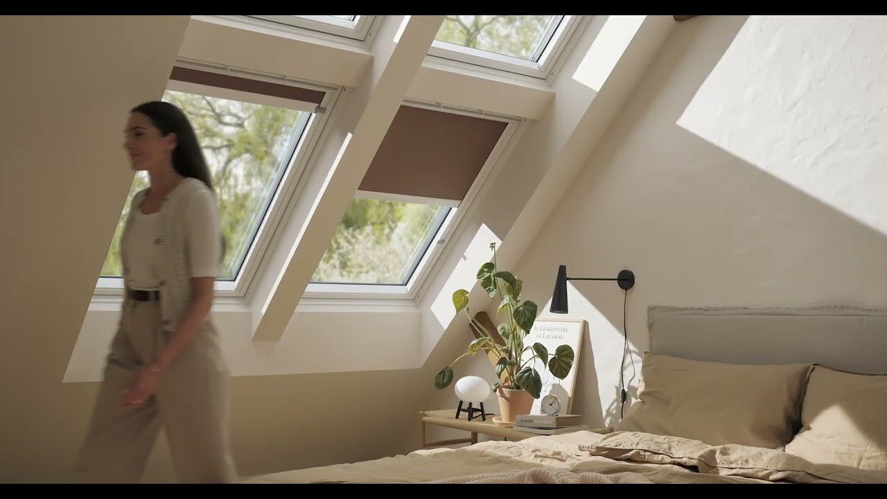 Bedrooms look amazing with VELUX Blinds